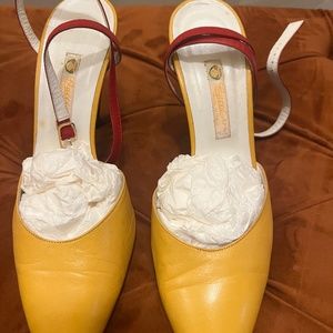 Vintage Multiple Color Kitten Heels